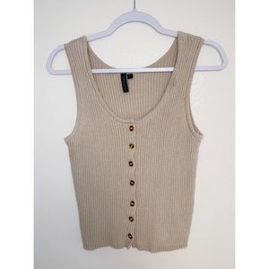 Button Up Tank Top!